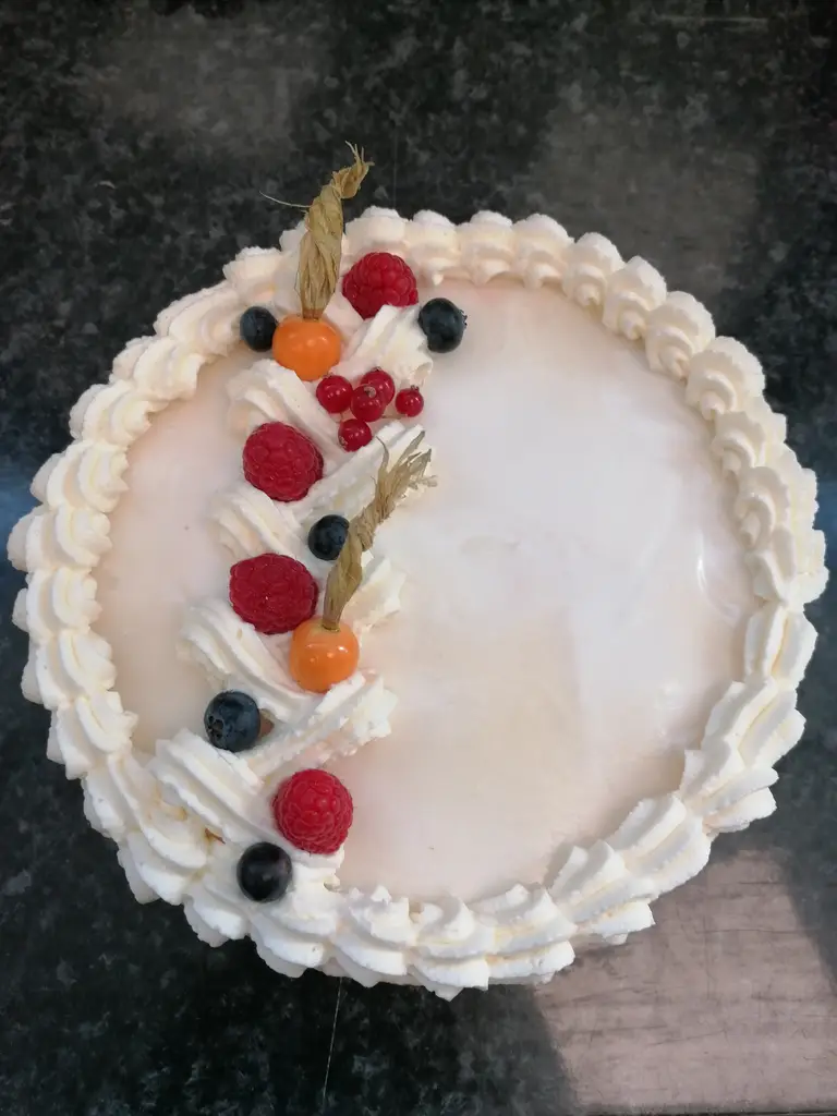 Vacherin citron-framboise 